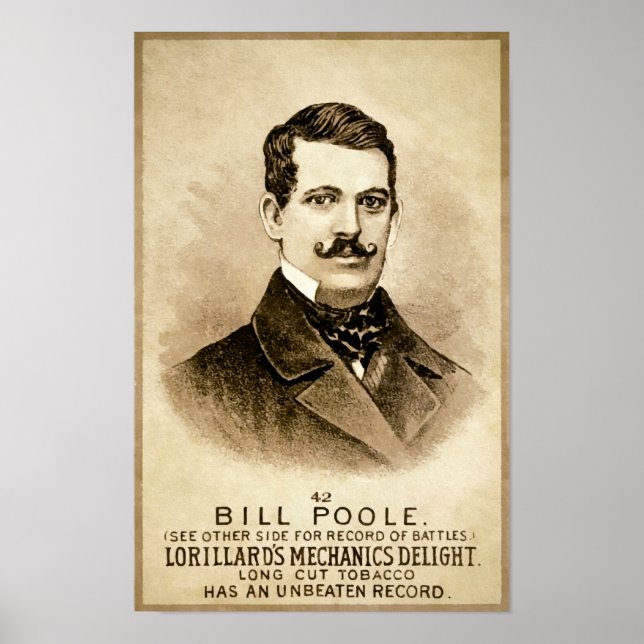 Vintage Bill Poole Boxposter Poster (Vorne)