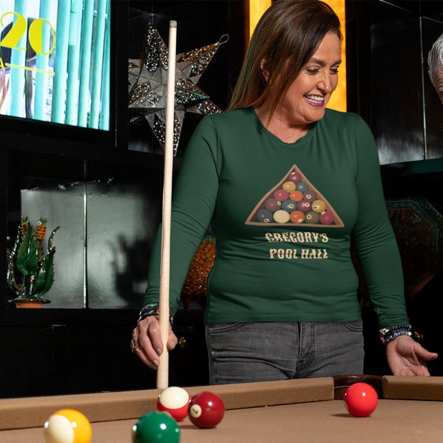 Vintage Billard-Balls - Geeigneter Billardtisch T-Shirt (Von Creator hochgeladen)