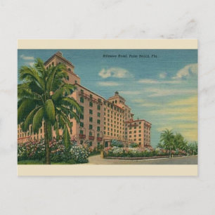 Vintage Biltmore Hotel Palm Beach Florida Carte po