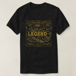 Vintage Black-Gold-Legende T-Shirt