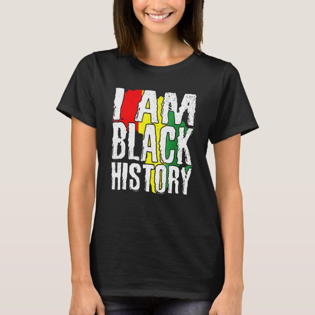 Vintage Black History Month Shirt Fist (Vorderseite)