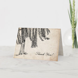 Vintage Black Weeping Willow Tree Merci