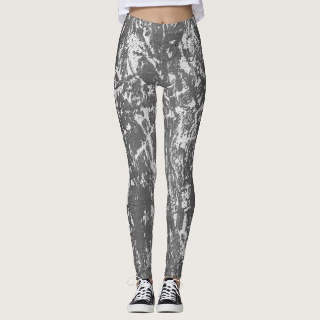 Vintage Black & White Leggings  (Devant)