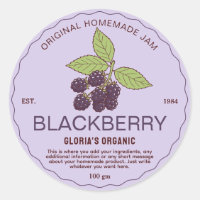 Vintage BlackBerry Fruchtkonserven