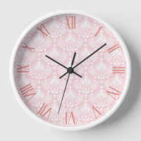 Vintage, blass-rosa Damasken
