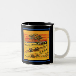 Vintage Blatz Bier Zweifarbige Tasse