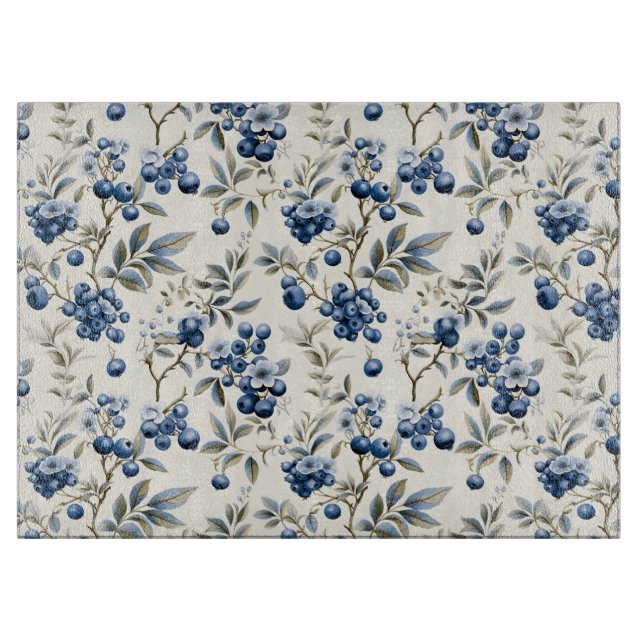 Vintage Blaubeere Schneidebrett (Vorderseite)