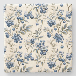 Vintage Blaubeere Steinuntersetzer