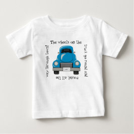 Vintage blaue Chevy LKW-Räder gehen ringsum Shirt