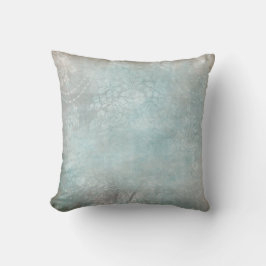 Vintage blaue Imitate Kissen