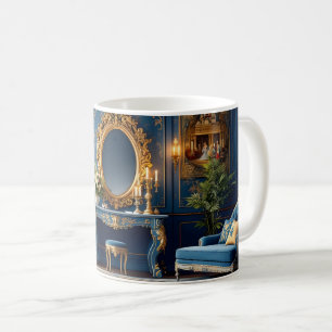 Vintage Blaue Tasse für elegante Seelen