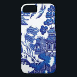Vintage blaue Weide Case-Mate iPhone Hülle<br><div class="desc">Vintage blaue Weide</div>