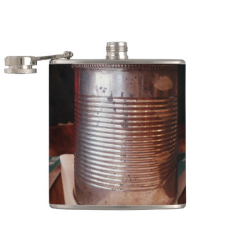 Vintage Blechdose-angesagte Flasche Flachmann