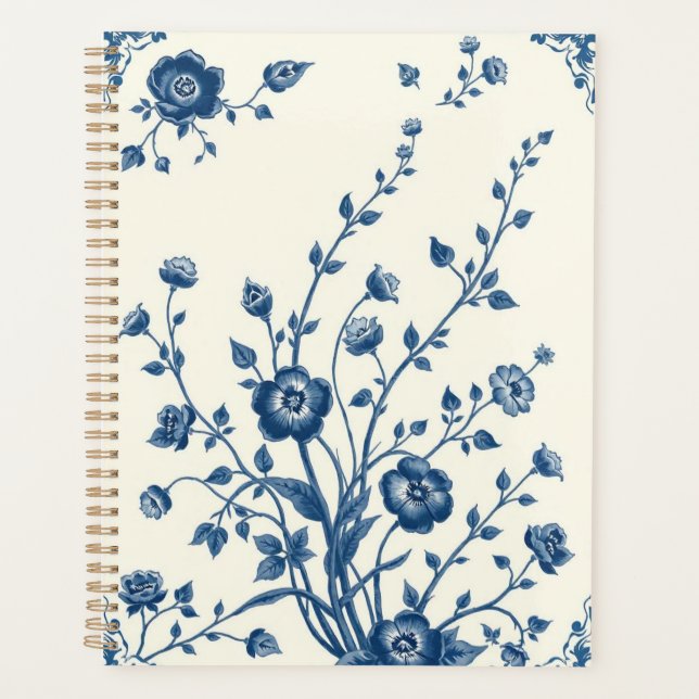 Vintage bleu saule Chine Imprimer (Devant)