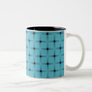 Vintage Bliss-Tasse, Türkis Zweifarbige Tasse