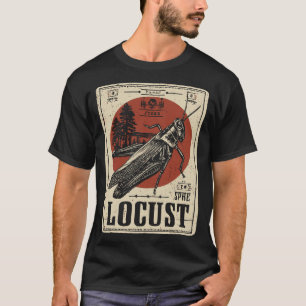 Vintage Blockbelegung Insektenportrait T-Shirt