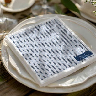 Vintage Blue Napkins für Hochzeitsempfang Serviette