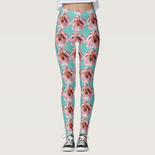Vintage blühende Pfoten Leggings