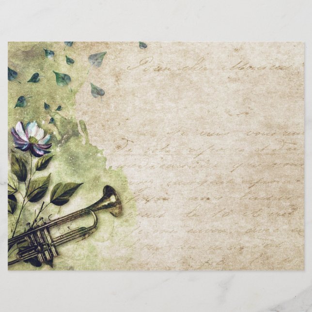 Vintage Blume (Vorderseite)