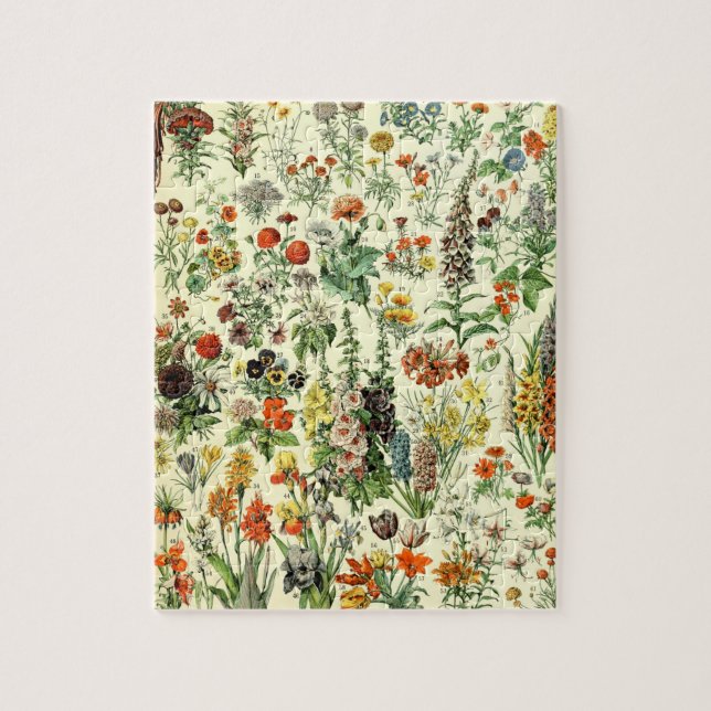 Vintage Blume Alte Illustration Kunst (Vertikal)
