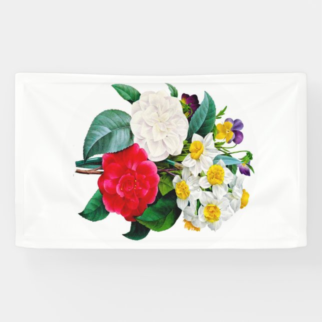 Vintage Blume Banner (Horizontal)