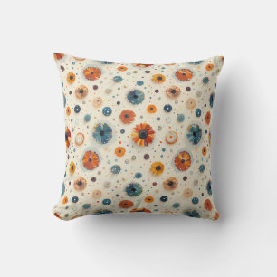 Vintage Blume Blooms Platz Kissen