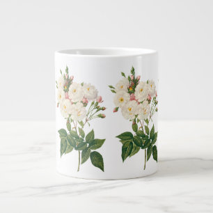 Vintage Blume Blütenrot Noisette Rose Redoute Jumbo-Tasse