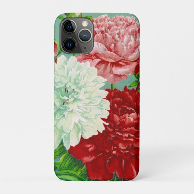 Vintage Blume Case-Mate iPhone Hülle (Rückseite)