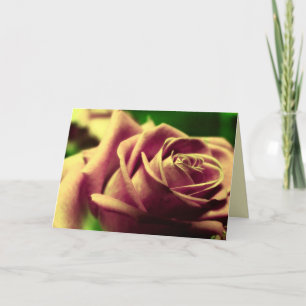 Vintage Blume der antiken Rose Karte
