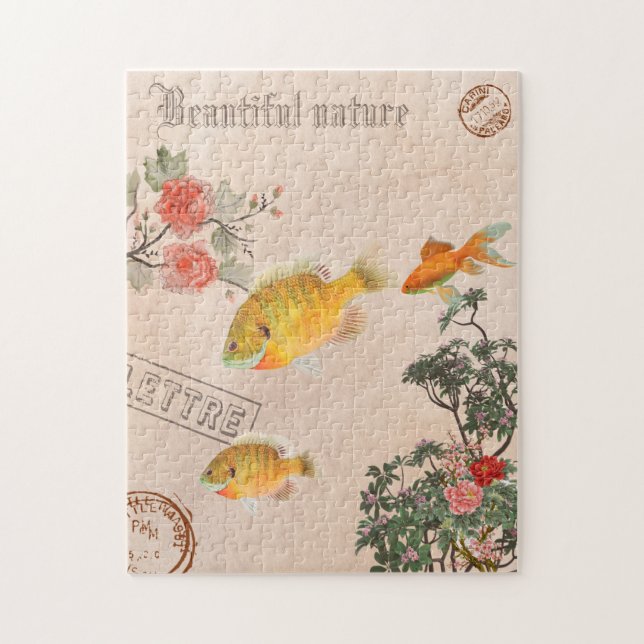 Vintage Blume der modernen Natur (Vertikal)
