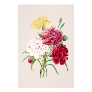 Vintage Blume drucken Fotodruck