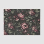 Vintage Blume Dunkle Lila Kunstdekoutierung Seidenpapier<br><div class="desc">Vintage Blume Dunkles Lila Entdeckungspapier</div>