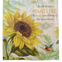 Vintage Blume Duschvorhang