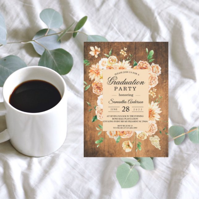 Vintage Blume Einladung (Von Creator hochgeladen)