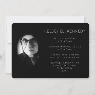 Vintage Blume elegante Beerdigung