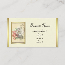 Vintage Blume Fairy Visitenkarte