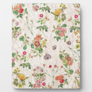 Vintage Blume Fotoplatte