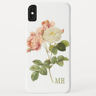 Vintage Blume für kundenspezifische Monogramm-Tele Case-Mate iPhone Hülle