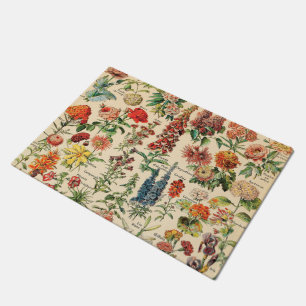 Vintage Blume Fußmatte