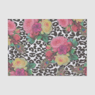 Vintage Blume Geparkeis  Seidenpapier