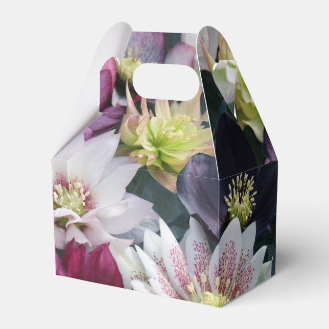 Vintage Blume Geschenkschachtel (Vorderseite)