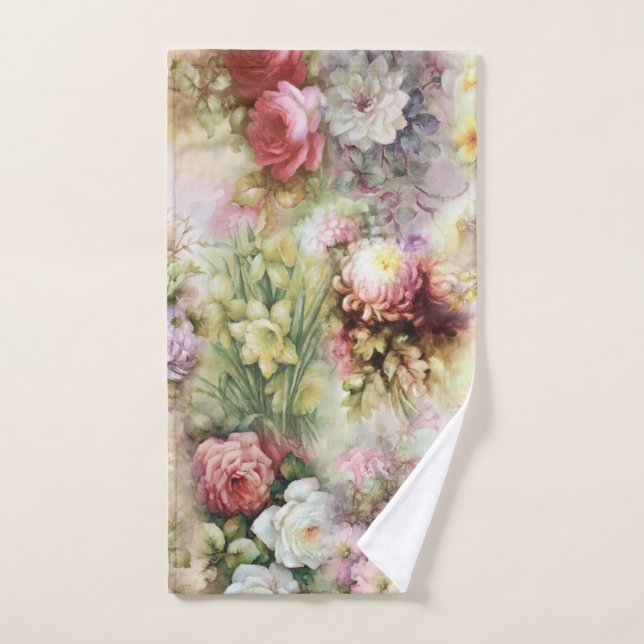 Vintage Blume Handtuch (Handtuch)