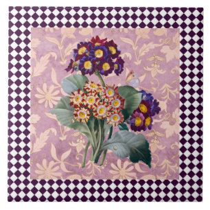 Vintage Blume Harlequin Fliese