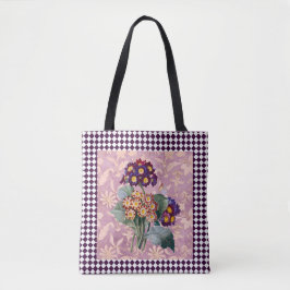 Vintage Blume Harlequin Tasche