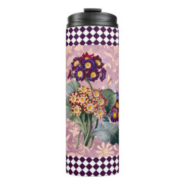 Vintage Blume Harlequin Thermosbecher