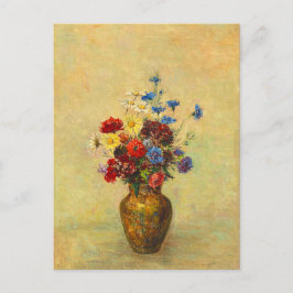 Vintage Blume in einer Vase (1910) von Odilon Redo Postkarte