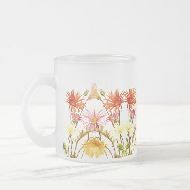Vintage Blume Kaffeepause Tasse (Links)