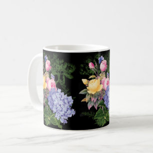 Vintage Blume Kaffeepause Tasse