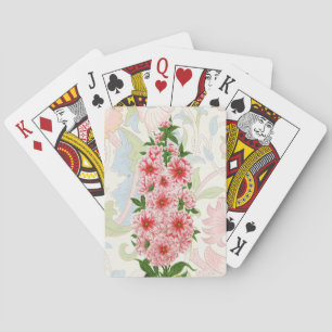 Vintage Blume Kartenspielen Spielkarten