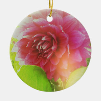 Vintage Blume Keramik Ornament